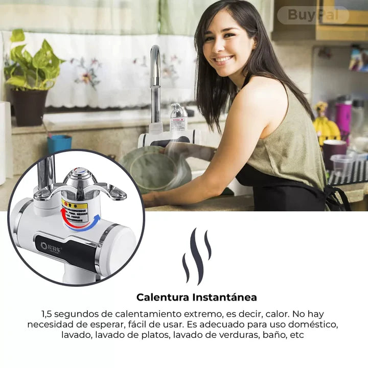 WarmFlow™: Calentador de Agua Instantáneo De Grifo